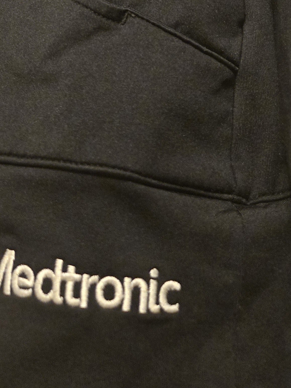 Medtronic Embroidered, Women's L, Sport-Tek Black Zip-Up "Yoga Style" Jacket